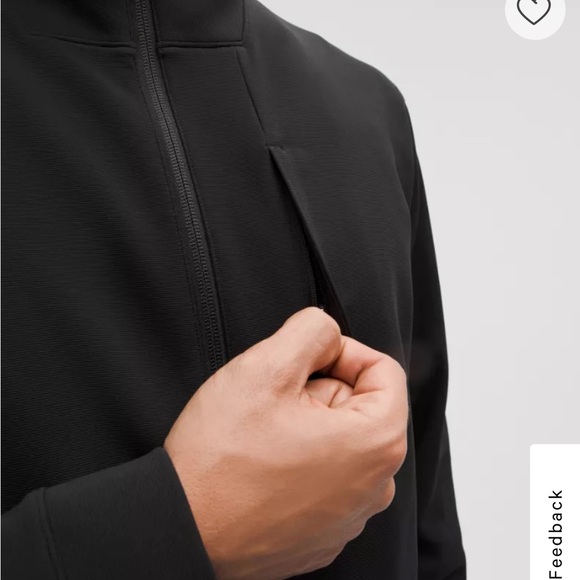 Lululemon Sojourn Men's Black Jacket size Medium Outdoor - Picture 4 of 13